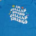 Retro Groovy Im Gillian Doing Gillian Things Funny Mother's T-Shirt XS