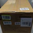 Meat Slicer,CUSIMAX Electric Deli Meat Slicer with 2 Removable 8.7''Stainless Steel Blades,Removable Food Carriage,1-20mm Adjustable Thickness Food Slicer for Home,Easy for Cut Meat,Cheese,Bread (Matte Silver)