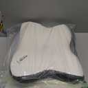 Osteo Sustained Cervical Health Neck Pillow, Contour Zoned Design Ergonomic Pillow for Pain Relief, No-Temperature Affected Memory Foam Pillows, Cooling Pillow Support Side, Back, Stomach Sleeper (Dark Gray)