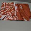 Horaldaily Fall Tablecloth 6060 Inch Round, Thanksgiving Autumn Harvest Caramel Wild Flowers Table Cover for Party Picnic Dinner Decor