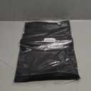 LANDVIEW Vinyl Placemats Set of 4, PVC Woven Washable Non-Slip Table Mats, Heat Resistant Wrinkle Free Place Mats for Dining Table, Easy to Clean (4, Black)