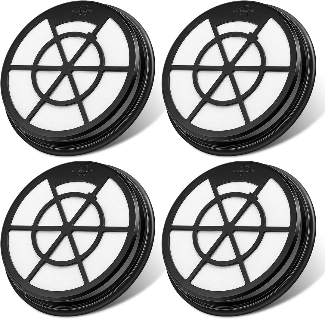 NEN110A Vacuum Filter, Inlet Frame and Sponge Filter Compatible with Eureka Whirlwind Bagless Canister Vacuum Cleaner, Fits NEN110A, NEN110B, NEN110D(4-Pack)