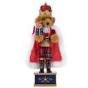 Christmas Decorations Nutcracker Ornament,6.3 Inch Wooden Traditional Nutcracker,Festive Collectible Christmas Nutcracker,Painted Nutcracker Figures Party Tabletop Thanksgiving Decor, The King Bear