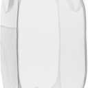Handy Laundry Collapsible Mesh Pop Up Hamper with Wide Opening and Side Pocket - Breathable, Sturdy, Foldable, and Space-Saving Design for Clothes and Storage (White)
