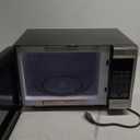 Emerson MW1338SB, 1.3 CU. FT. 1000 Watt, Touch Control, Stainless Steel Front, Black Cabinet Microwave Oven Black With Grey