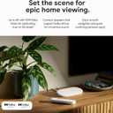 Google TV Streamer 4K - Fast Streaming Entertainment on Your TV with Voice Search Remote - Watch Movies, Shows, Live TV, and Netflix in 4K HDR - Smart Home Control - 32 GB of Storage - Porcelain