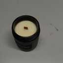Craft & Kin Premium Smoke & Vanilla Candle | Black Scented Candles for Men | Long Lasting with 45 Hour Burn Time, 7.6oz | Soy Candle | Aromatherapy at Home | Gifts for Men