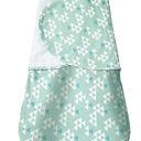 ZIGJOY Sleep Sack Swaddle 1.0 Tog Baby Wearable Blanket 100% Cotton Adjustable Silent Transition Swaddle Blanket, 6-12 Months, Ocean