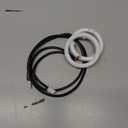 Qasim Angel Eyes Halo Rings Cotton Lights 12V 80MM RGB LED Universal for Car Scooter Motorcycle DRL with Turn Signal Function APP Bluetooth Control Multi-Color 2-Pack