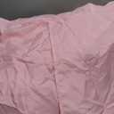 2 Pack Spandex Table Skirts for 6 ft Folding Table, Stretch Rectangle Tablecloth for Wedding, Banquets, Parties, Pink, 29x90 Inch 