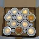 GU10 Led Bulb 6W Equivalent 50W, MR16 Led Bulb 5000K Daylight White Led Bulbs, 650 Lumens, Non-Dimmable, GU10 Base, 2 Prong Track Energy Saving Light Bulbs for Kitchen, Living Room, Bedroom, 20 Pack