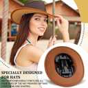 Eiito Hat Stretcher for Fitted Hats, Cowboy Hats Stretcher Fitted Hat 7 to 8 1/2, Adjustable CapSlide Rail Stretcher Fits All Caps Black