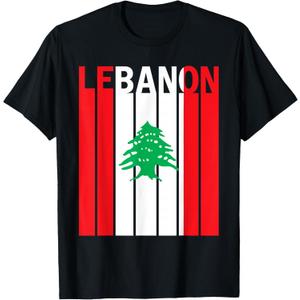 Lebanon Flag T-Shirt, Size: S