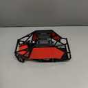RC Roll Cage Rock Buggy Body Shell 1/10 Scale Nylon Rock Buggy Body Cage for Axial SCX10 SCX10 II, Durable RC Rock Crawler Upgrade(Red)