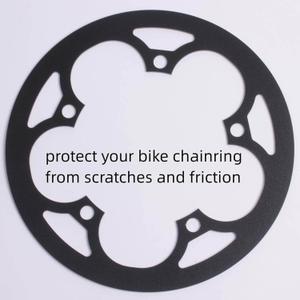 PROWHEEL Bike Chainring Guard,130MM BCD 42T Aluminum Alloy Chain Ring Protector Cover for Chainring Sprockets MTB,E-Bike,Road Bike,City Bike,Folding Bike