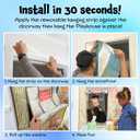 Fresh Market Doorway Kids Playhouse with Drawstring Bag, Cotton Canvas Kid Play House - Fits Most Doors - 30 Seconds to Set Up or Put Away