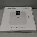 Rabater Smart Scale with Large Color Display, Digital Bathroom Scale for Body Weight BMI Muscle Mass, 25 Composition, Body Fat Scale with Heart Rate, 11.8" Large Platform, 400 lbs (White)