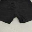 Womens Plus Size Jean Shorts Stretchy High Waisted Distressed Fold Hem Denim Shorts (22 Plus, Black-112)