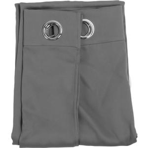 Blackout Curtains with Eyelets, Punch, Thermal Insulated, Room Darkening Curtains for Bedroom and Living Room (132x213cm / 52.0x83.9in) (Gray)
