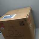 Kante 15.3"+11.6"+8.2" Dia Round Concrete Planter, Large Outdoor Indoor Planter Pots Containers with Drainage Holes and Rubber Plug for Home Garden Patio, Black