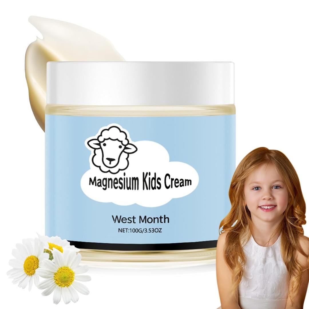 Magnesium Lotion for Kids,Magnesium Cream,Natural Moisturizers Cream for All Skin Types