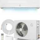 18000 BTU 19 SEER2 Mini Split AC Air Conditioner Heat Pump Inverter, 230V Ductless System, Cools Heats 1250 Sq.Ft, R32 Series with Installation Kits, White