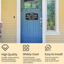 2 x No Soliciting Sign for House, 13.4x8 Inch Wall Mounted, Acrylic No Soliciting Sign, Easy Install, Home, Office, front, Doors, Walls, Windows,