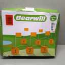 Bearwill Golf Bucket Game for Family, Adults and Kids Portable 6 Hole Golf Course with Balls and Flag, Outdoor Indoor Golf Yard Game for Park, Beach, Lawn, Camping
