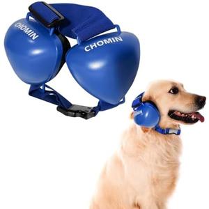 CHOMIN Dog Ear Muffs for Noise Protection, 29dB NRR Pet Earmuffs, Noise Cancelling Headphones for Dogs, Dog Ear Plugs for Hearing Protection from Thunder, Vacuums, Fireworks (Blue, Large)