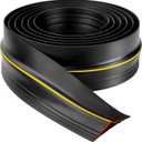 12FT Universal Garage Door Threshold Seal Strip - Garage Door Bottom Weatherproof Rubber Seal Strip DIY Weather Stripping Replacement (Black) by Beaquicy