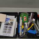 Upgraded 220W Plastic Welder, 2 in 1 Plastic Welding Repair Welder Kit 1000PCS Hot Stapler Soldering Gun with 100PCS Plastics Welding Rods Car Bumper Repair Kit for Most Plastics(Blue)