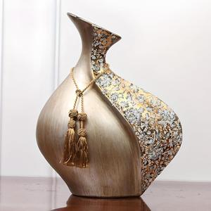 European Style Ceramic Flower Vase |15 Inch Pottery Big Boho Vase for Home Decor, Modern Decorative Vase for Dining Table,Not Suitable for Water, Suitable for Dry Flowers and Simulated Flowers