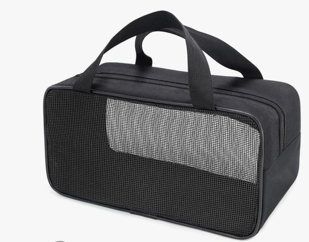 SCOTTCHEN Cornhole Bag Carry Case Carrying Pouch Accessories Utility Storage bag Black, black bag only-1 Pack