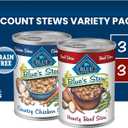 Blue Buffalo Blue's Stew Variety Pack Wet Dog Food, 12.5 oz, 6 ct BBD: 08-01-28