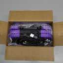 Rechargeable Black Light, Battery Powered Blacklight, Cordless 395nm Ultraviolet Flood Light for Neon Glow Party,Halloween,Body Painting,2 Packs