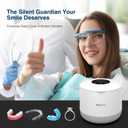 Advanced Ultrasonic Retainer Cleaner Machine for Dentures, Mouth Guards, Braces, Toothbrush Heads, Jewelry, 45kHz Triple-Phase Purification System, 4 Modes for Multiple Dental Appliances