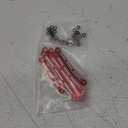 COOWOO High Clearance Chassis Links Linkage Set Upgrade Parts for 1/18 TRX-4M RC Crawler Car Set of 8 Red
