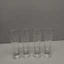Libbey Stockholm Pilsner Beer Glasses Set of 4, 14.5oz, Tall, Slender Pint Glasses for Pilsner, Kolsch, Lager, and More, Unique Beer Gift Set