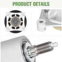 187292 192870 Spindle Assembly with 195945 Pulley Fit for AYP/Craftsman/Husqvarna 42 46 48 54 Inch Deck YT3000 YT4000 T3000 YTH22V46 YTH24V48 Lawn Mower, Replaces 532187281 532187292 3 Pack
