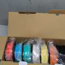 JAYO PLA+ Filament Bundle 1.75mm, PLA 3D Printer Filament Bundle Multicolor, 250g Spool, 8 Pack, 2KG in Total (Black, White, Gray, Mint Green, Lemon Yellow, Sunshine Orange, Cherry Red, Sky Blue)