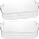 Door Shelf/Bin FFSS2615TP0/O, FFSS2615TS0/O, FFSS2625TS0/O, LGHX2636TF0/O, FFSS2615TE0/O, LFSS2612TF0/O, FFSS2615TE2 for Frigi-daire Refrigerator- Top Door Shelf Replacement.(2-PACK)