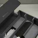 Mlikero Card Deck Case for Trading Cards 1800+, Trading Card Storage Box with 10 Dividers and 3 Foam Stoppers, Leather Magnetic Closure Commander Deck Box Fit for YuGiOh, MTG and Sport Cards (A1-Black)