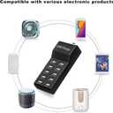 50W USB Charging Station with 10-Port Family-Sized Smart USB Ports for Multiple Devices - Smart Phone, Tablet, Laptop Computer - for iPhone 15/14/13 Black
