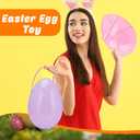 10 Inch Giant Macaron Plastic Easter Eggs 6 pcs/ 12 pcs Large Plastic Easter Eggs With Handle Jumbo Empty Fillable Eggs for Easter Egg Hunt Suprise Egg (12 Pcs Macaron - 10 Inch with Handle)