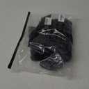 Tagoo Women's Stretchy Faux Leather Leggings Pants, Sexy Red High Waisted Tights (XX-Large, Black)