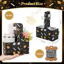 Potchen 30 Pcs 2026 Graduation Gifts 2 Cup Drink Carrier with Handle Disposable Coffee Cup Holder with Cotton Rope for High School Graduation Party Favors(Black)
