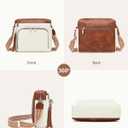 Crossbody Bags for Women, Medium Crossbody Purse with RFID Pockets & Built in Wallet, Handbags Shoulder Bag, Gifts