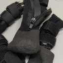 Waterproof Grip Dog Shoes,Anti-Slip Dog Socks Boots,Zipper Dogs Booties Paw Protectors for Hardwood Floor,Indoor and Outdoor for Small Medium Large Dogs Black (Size 3)