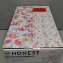 The Honest Company Clean Conscious Diapers for Delicate Skin | Up to 100% Leakproof | Hypoallergenic, Fragrance Free | Girl Prints | Club Box, Size 1 (8-14 lbs), 78 Count (Prints May Vary) (Rose Blossom + Tutu Cute)