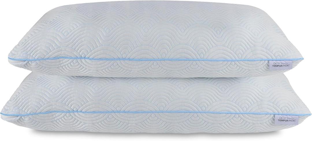 Tempur-Pedic TEMPUR-Cloud Adjustable + Cooling Pillow, Queen - 2-Pack